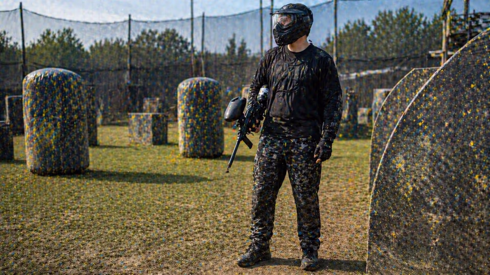 Ready for the first paintball game